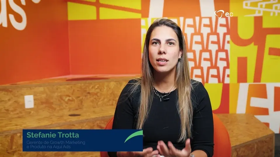 Stefanie Trotta, Gerente de Growth Marketing e Produto na Aqui Ads, em depoimento sobre a API Econodata