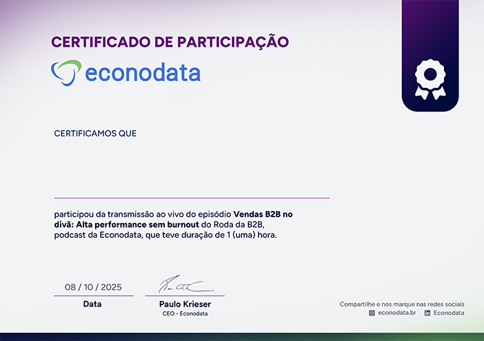 Certificado de Participação